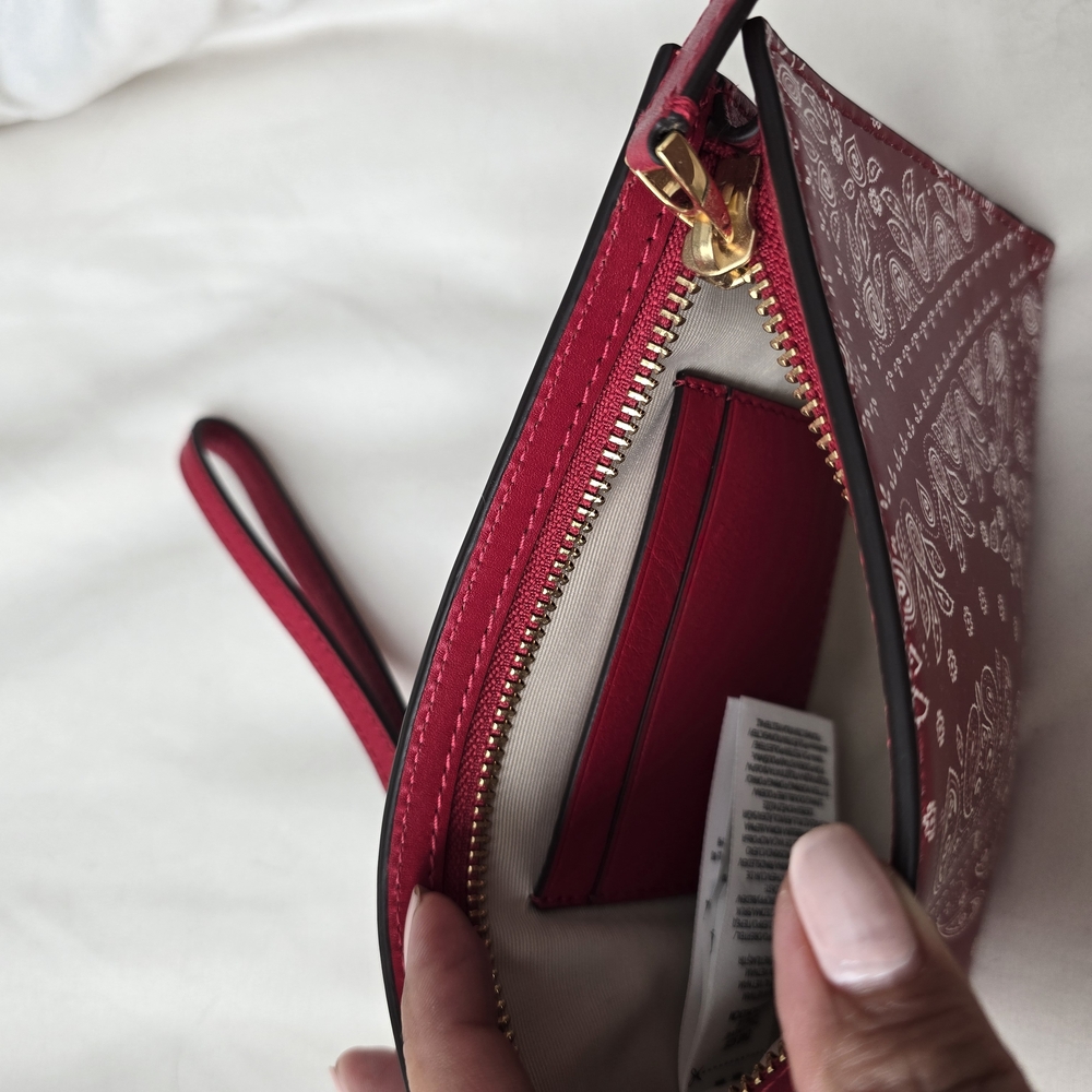 Ralph Lauren Red Clutch - Picture 2 of 3